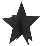 Stjerne stående sort 13 cm fra Ib Laursen - Tinashjem